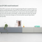 Tv-meubel, RAAT, Musa 280 SP, Vezel, met lowboard